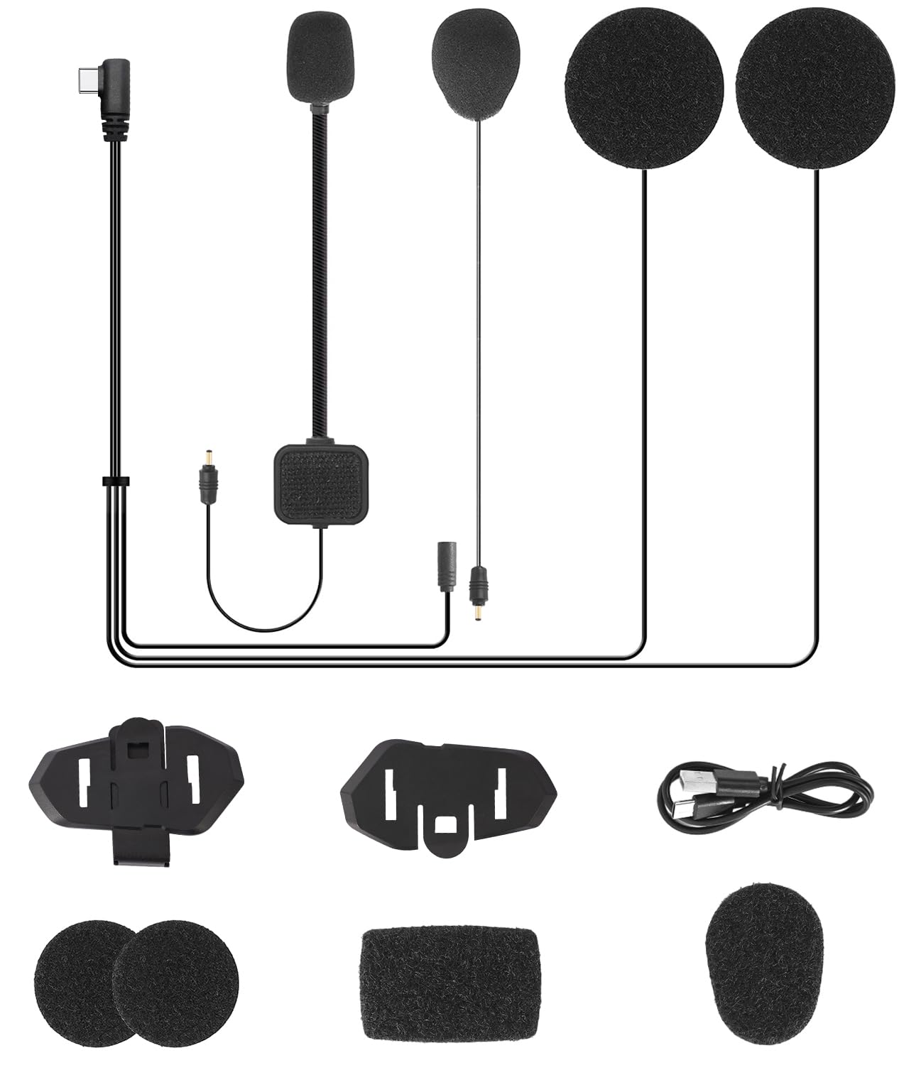 Amazon | JESIMAIK バイク用インカム付属品セット R16/R16Pro適用