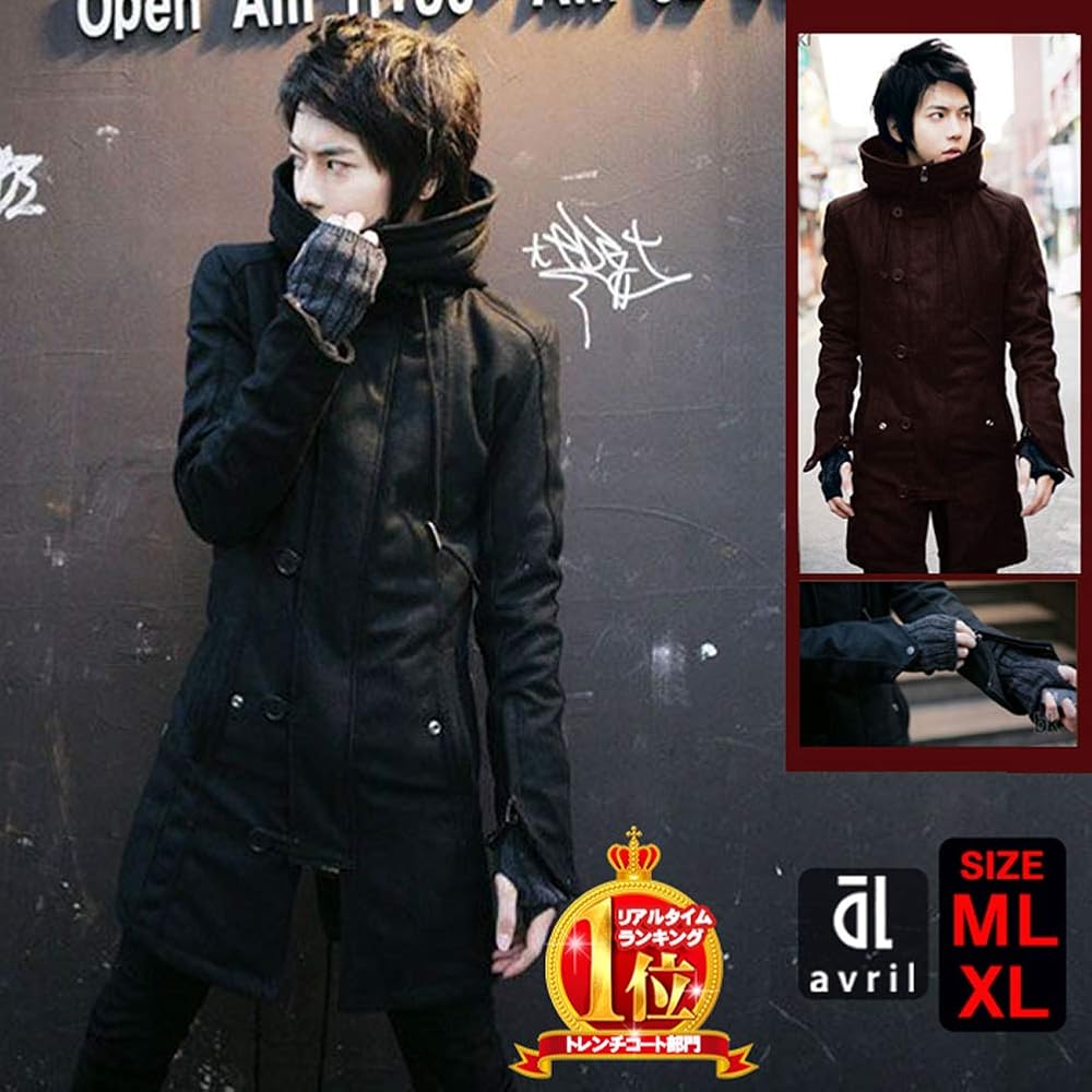 Amazon | モッズコート メンズ スプリングコート コート ボリューム