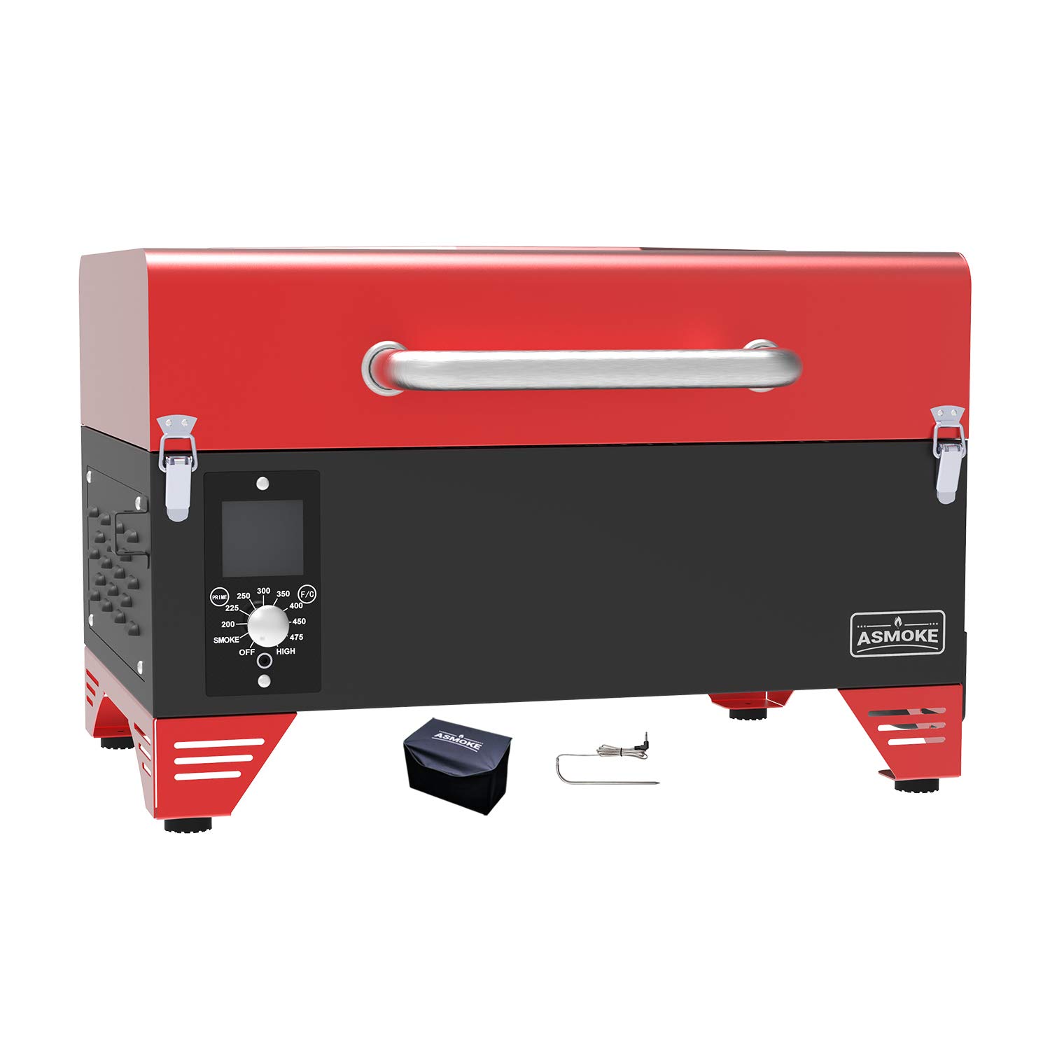 Amazon.co.jp: ASMOKE ポータブル木製ペレットグリル&スモーカー 自動