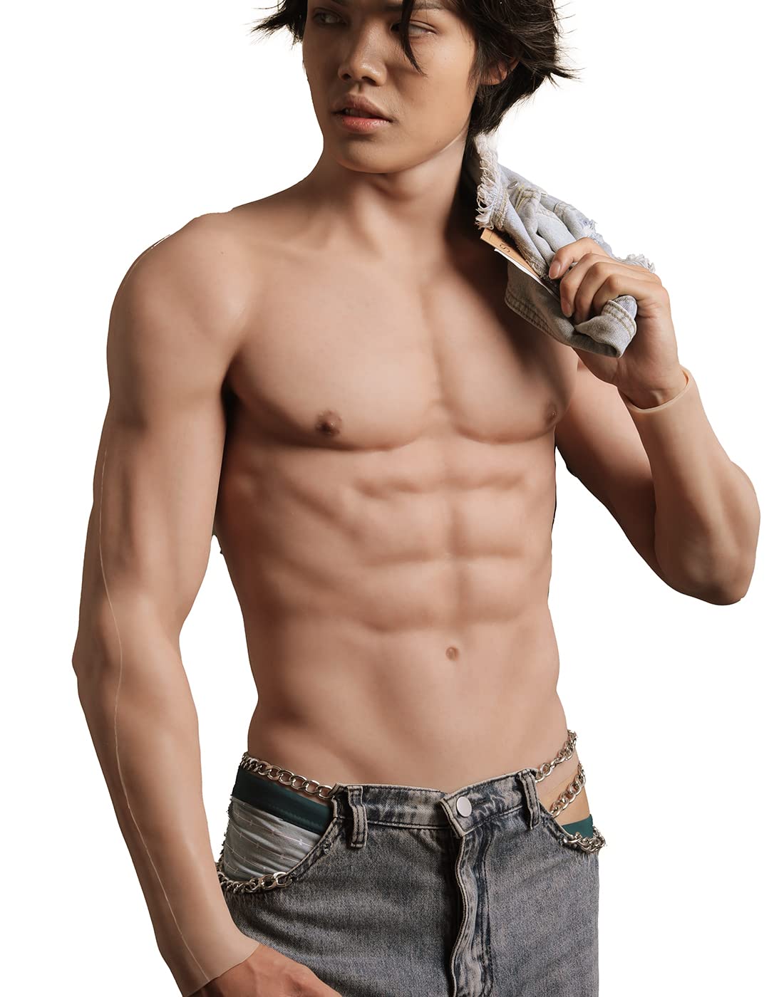 Amazon.co.jp: EQAIWUJIE 偽胸筋 筋肉スーツ 鬼滅の刃 コスプレ 腕の