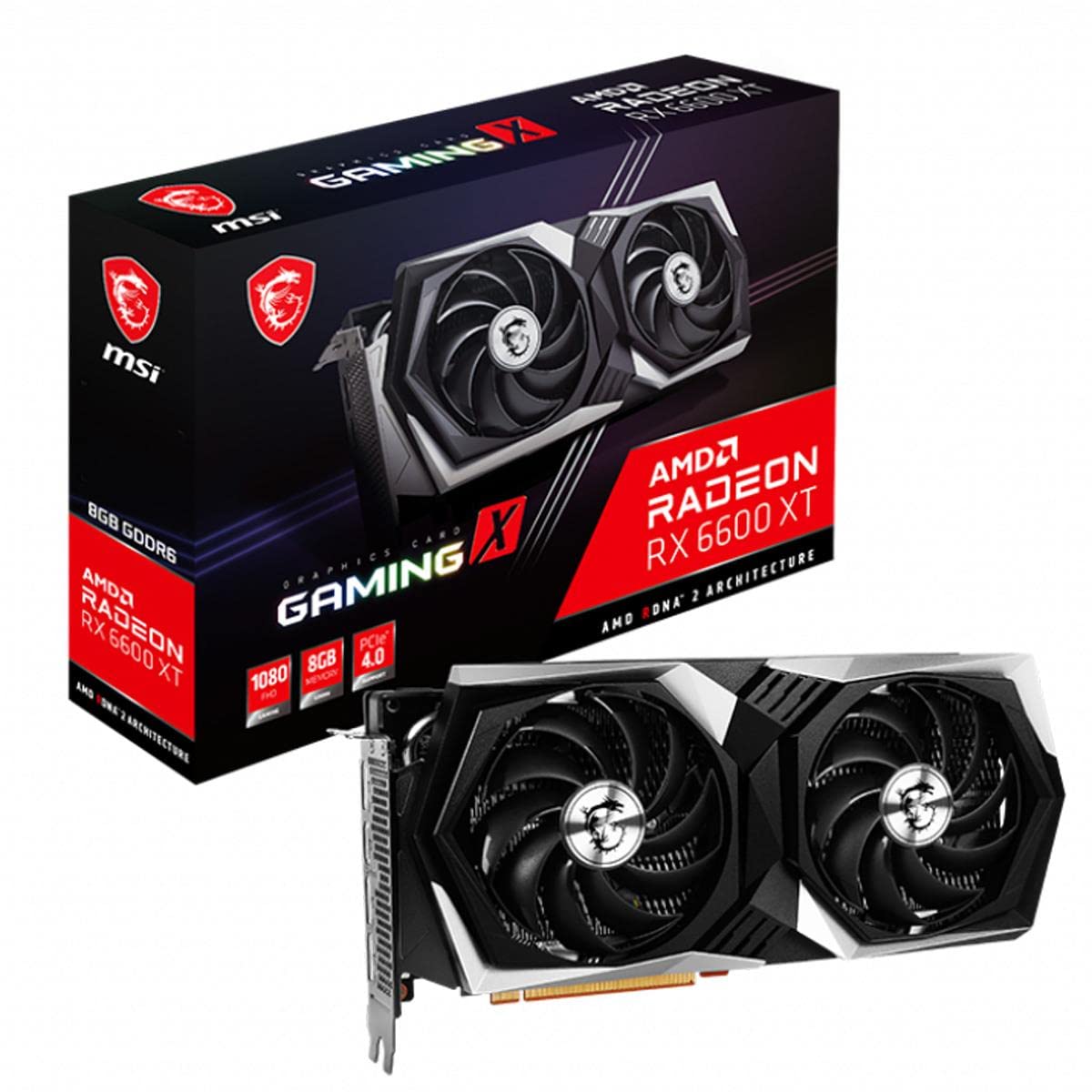 Amazon.com: msi Gaming AMD Radeon RX 6600 XT 8GB GDDR6 128-Bit