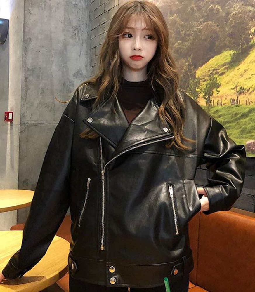 Amazon | [YUNHEN] レザージャケット レディース アウター