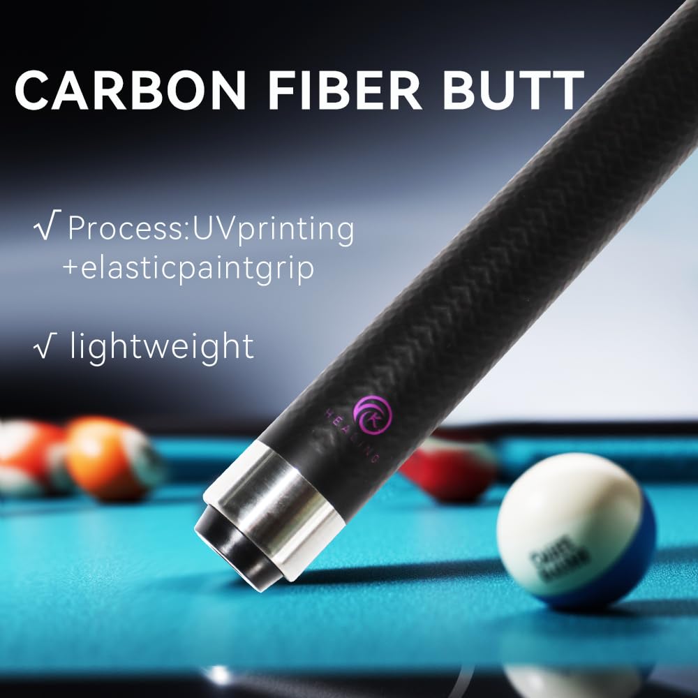 ビリヤード♡カーボンシャフトOK healing 3 X 8 /10山 ビリヤード