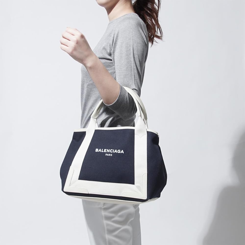 Amazon | (バレンシアガ) BALENCIAGA トートバッグ NAVY CABAS S