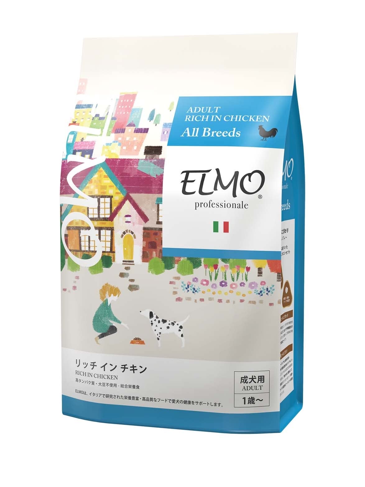 Amazon.co.jp: 【成犬用 イタリア製ドッグフード 3kg】ELMO エルモ