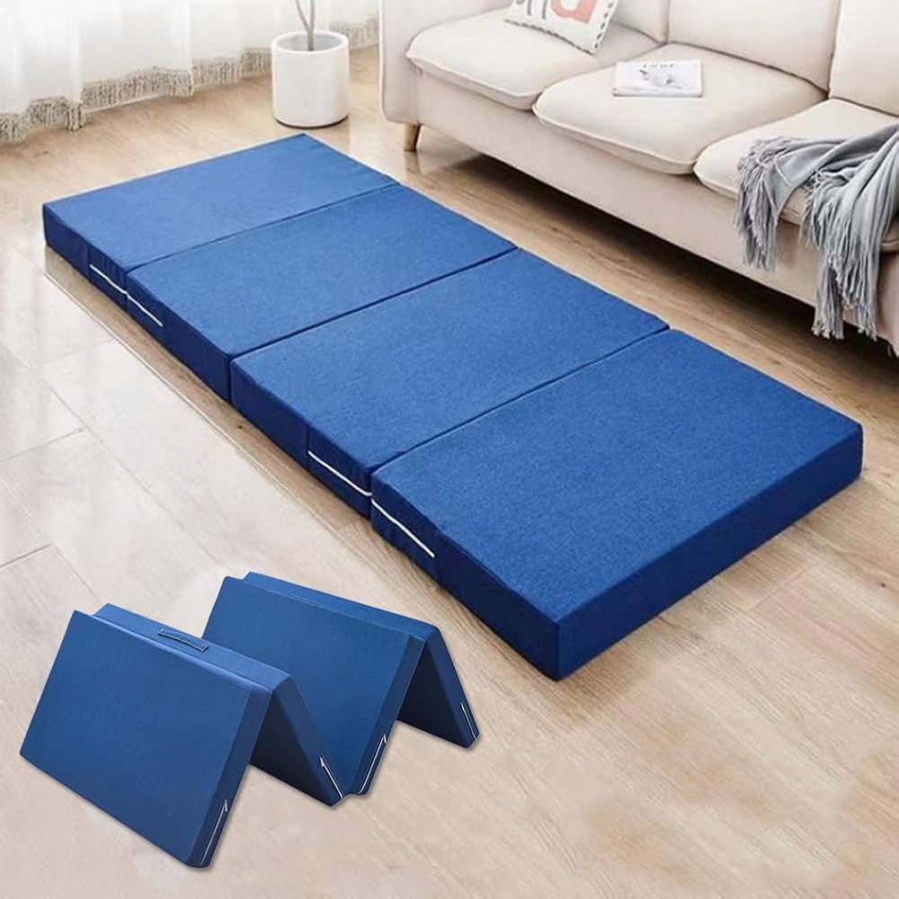 Amazon.co.jp: マットレス シングル 四つ折り ごろ寝マット 高反発