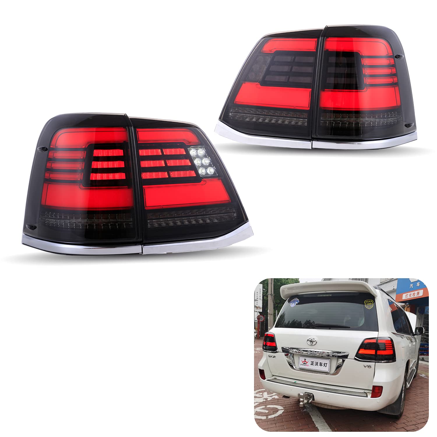 Amazon | ランドクルーザー200系 前期 中期 テールランプ テールライト