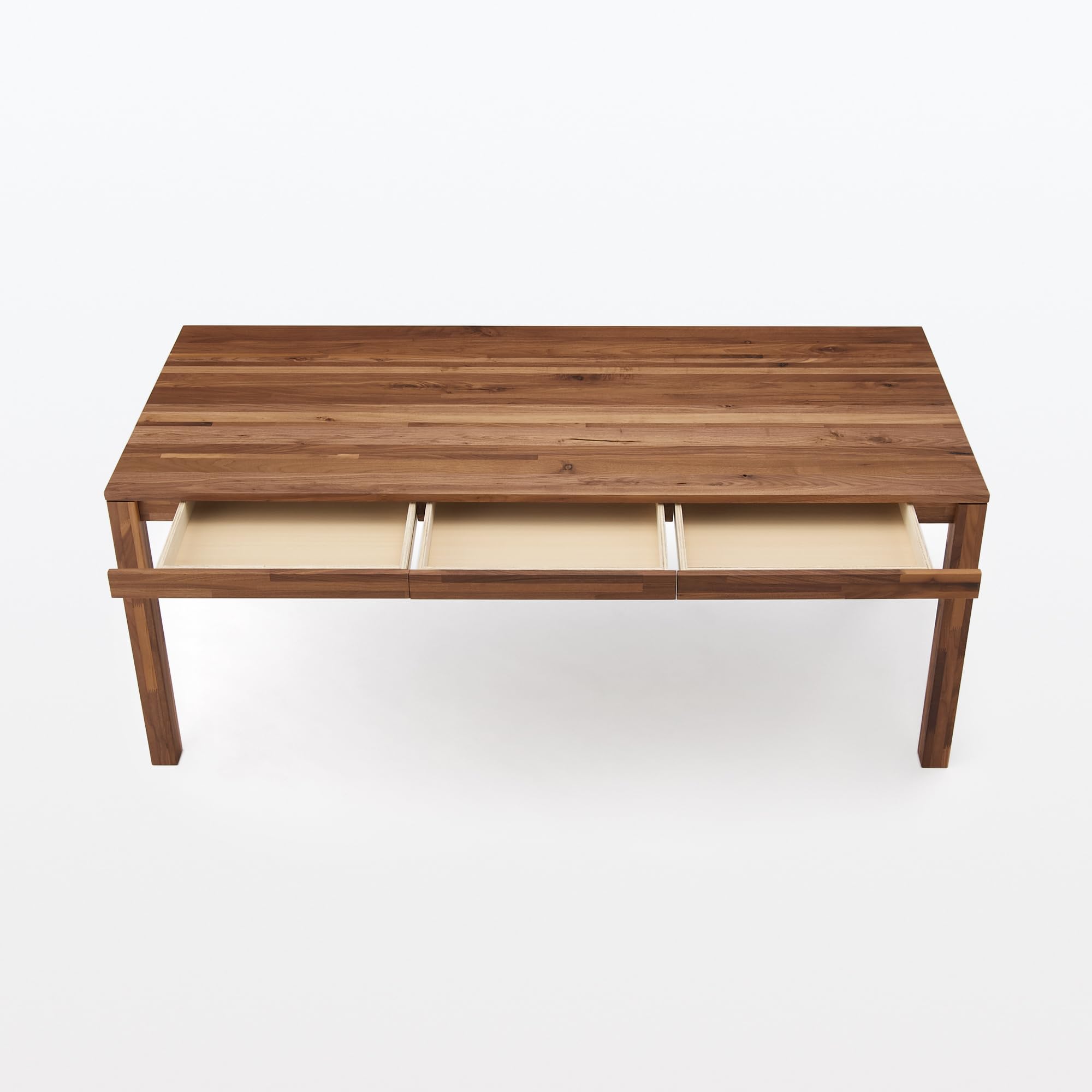 Amazon.co.jp: 無印良品 木製テーブル ウォールナット材 幅180×奥行80