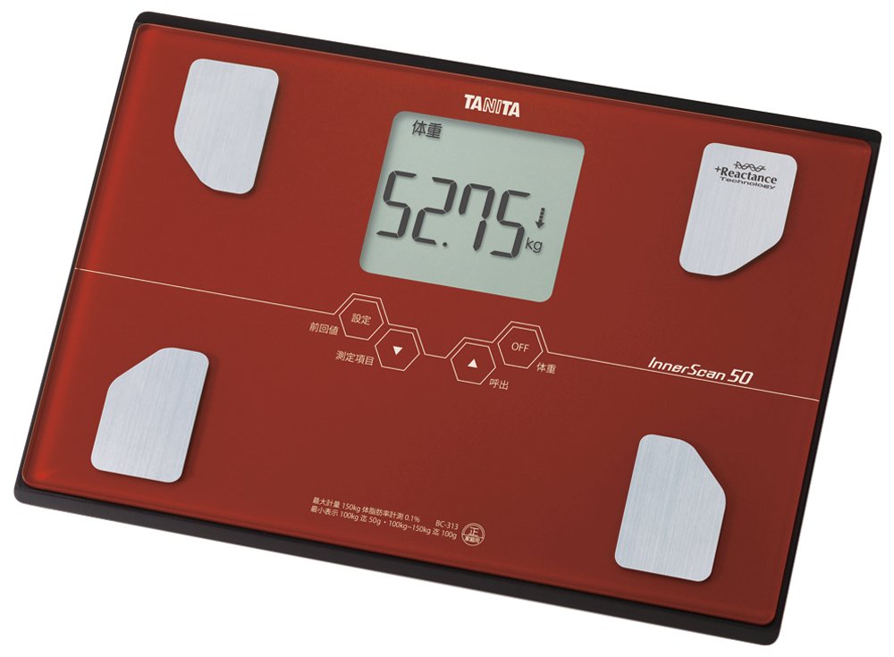 Amazon | タニタ 体組成計 インナースキャン50 BC-313-RD(メタリック