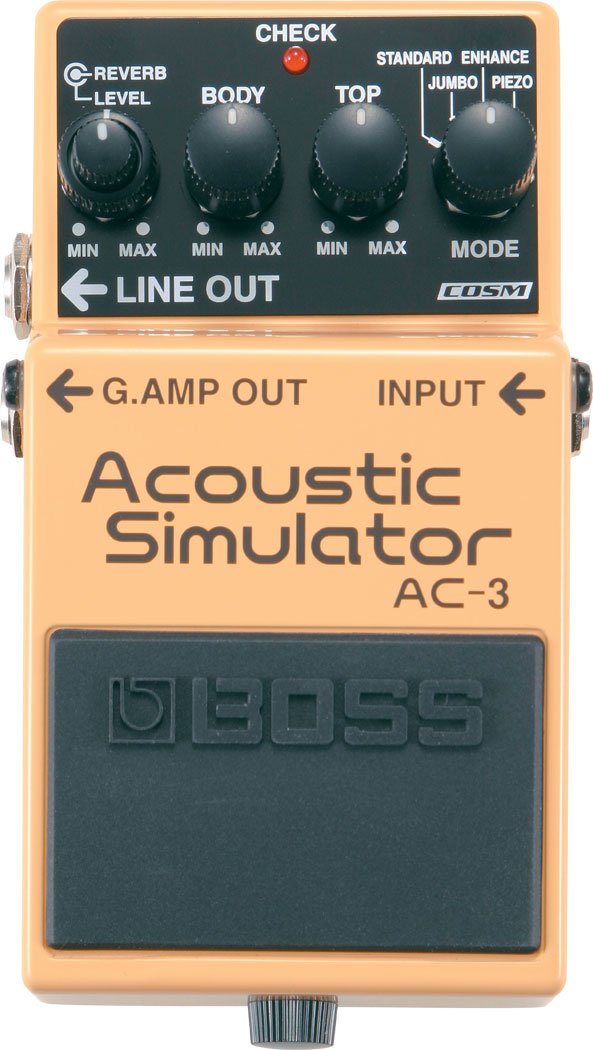 Amazon.com: BOSS AC-3 Advanced Acoustic Simulator Guitar Pedal