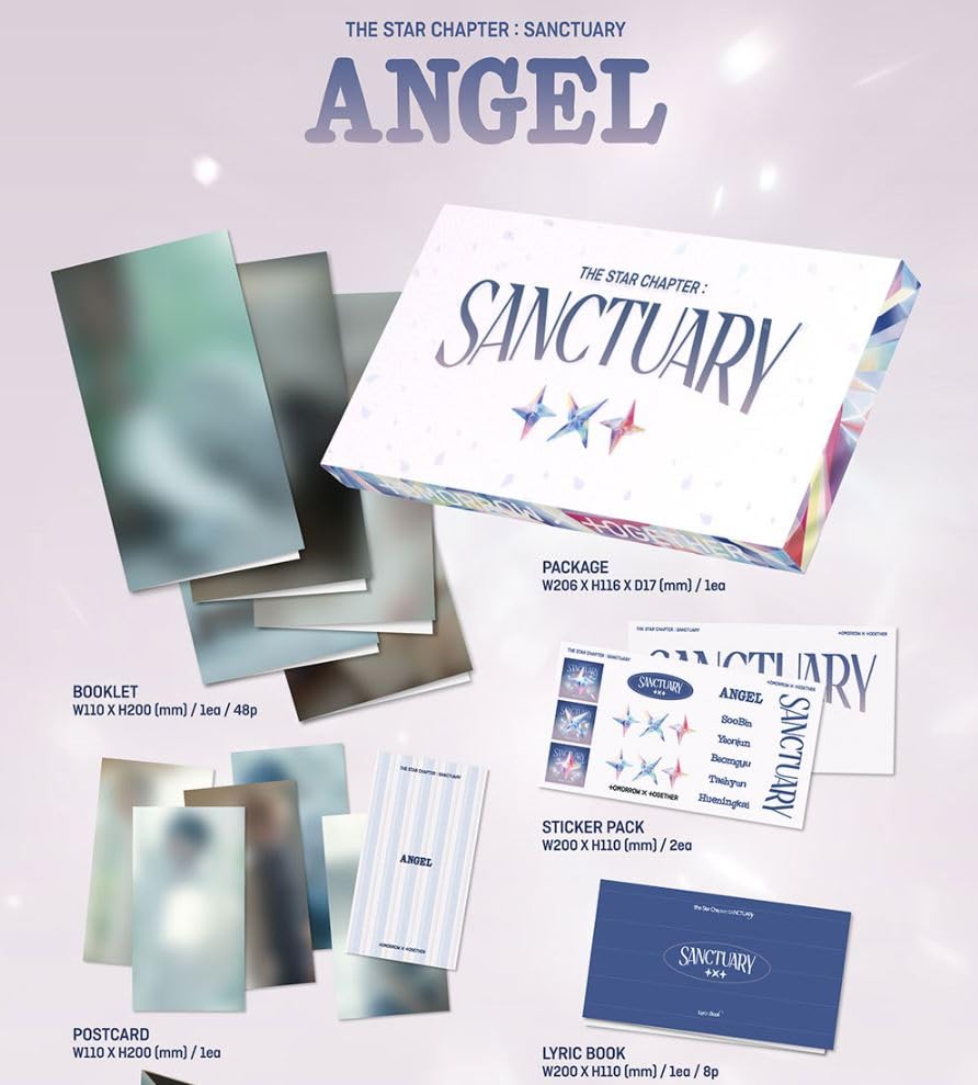 TXT The Star Chapter: SANCTUARY 7th Mini Album ANGEL Ver with