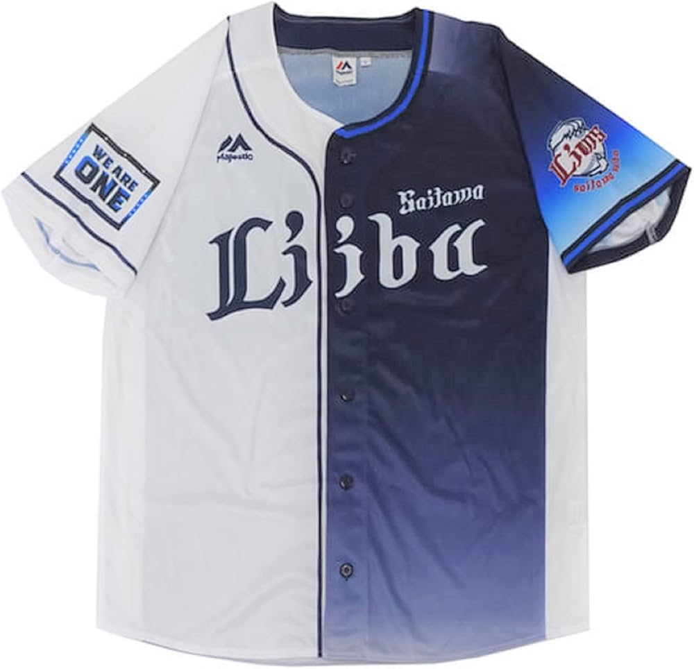 Amazon.co.jp: 西武 ライオンズ ユニフォーム ハーフ ＆ ハーフ ホーム