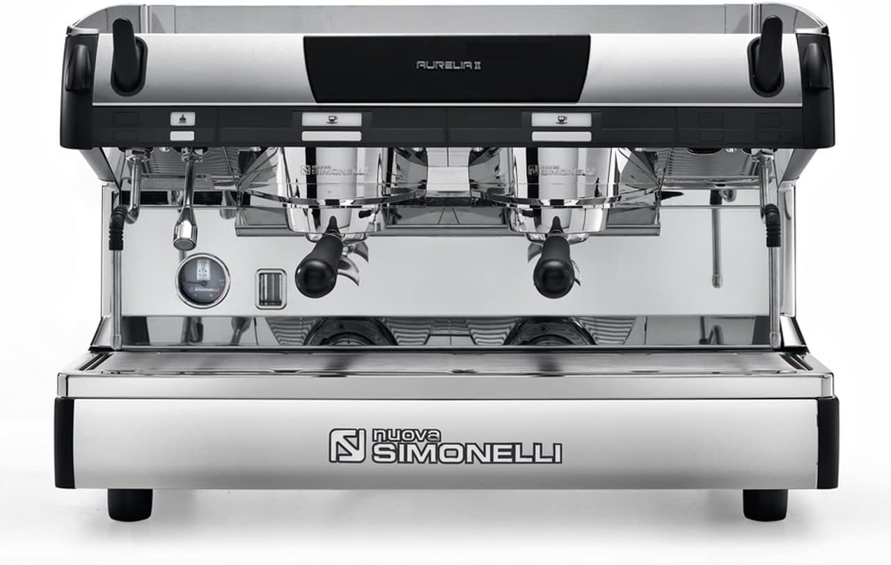 Nuova Simonelli Aurelia II 半自動 2 グループ エスプレッソ マシン