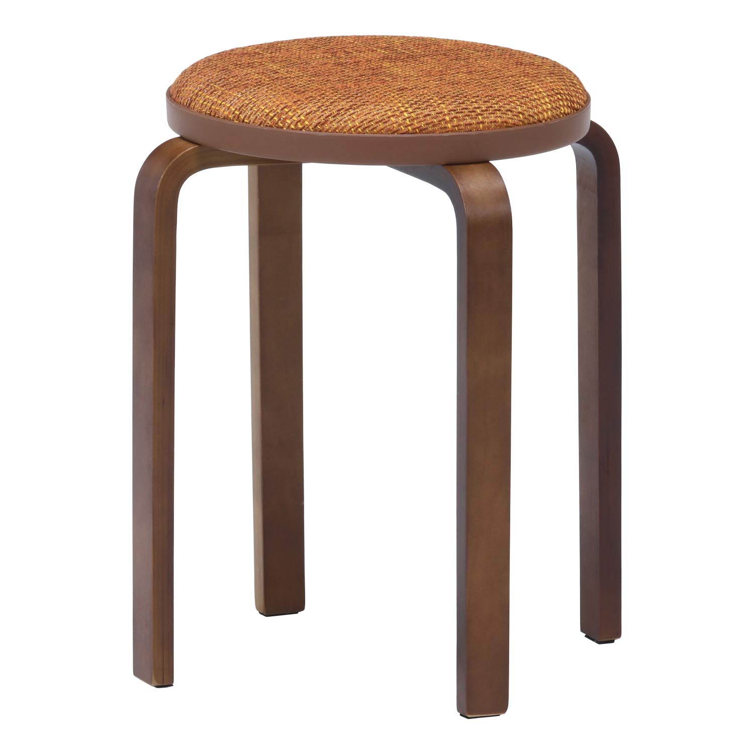 Amazon.co.jp: 不二貿易 曲木スツール スタッキングチェア 幅32×奥行32