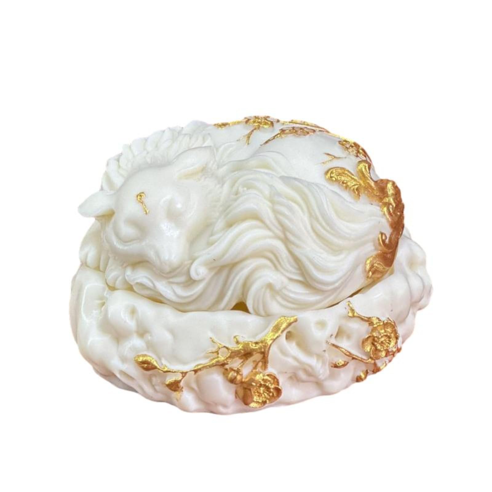 Amazon｜象牙果メッキ九尾狐香炉置物家居禅意香道平安車載工芸品｜仏壇