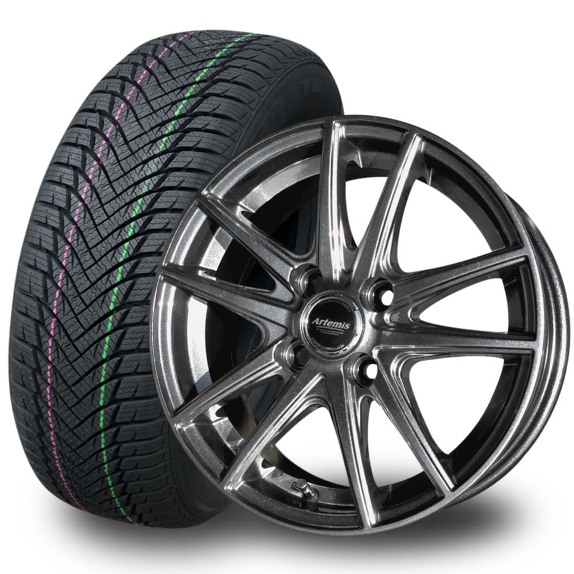 Amazon | 165/65R14 スタッドレスタイヤ＆ホイール4本セット タンク