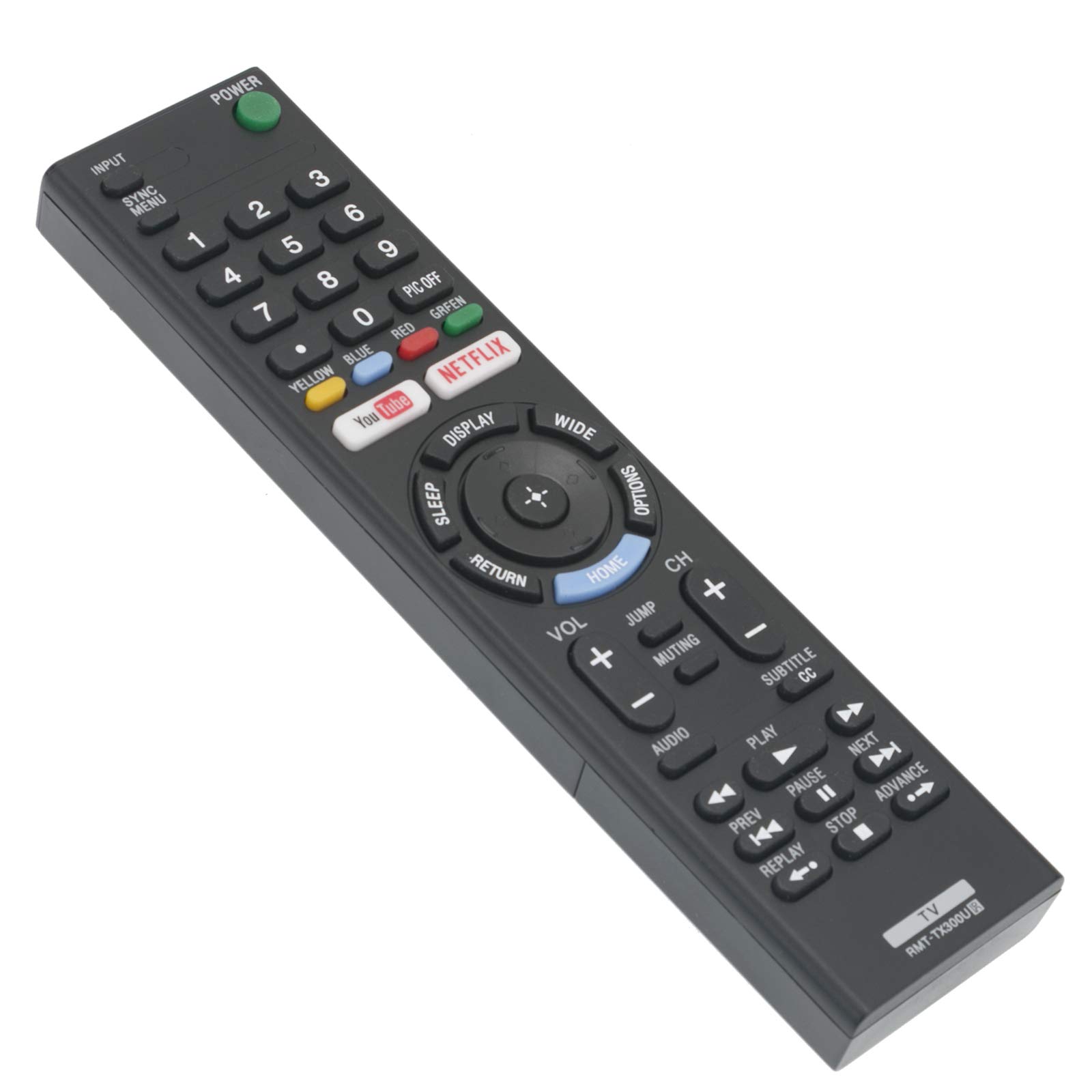 Amazon.com: RMT-TX300U Replace Remote Control fit for Sony Bravia