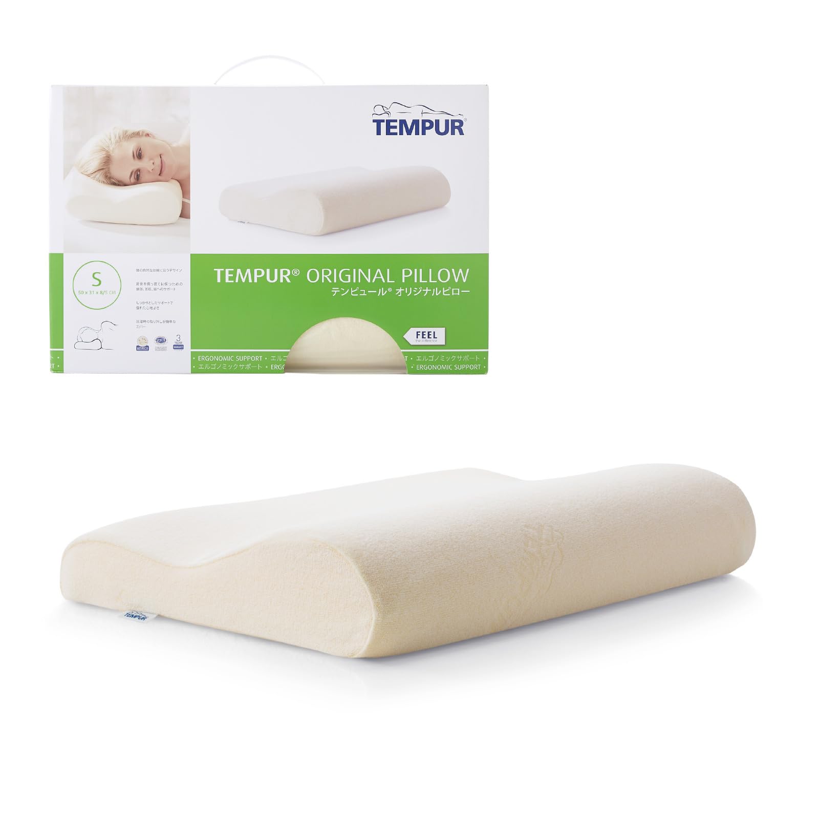 Amazon｜テンピュール(Tempur) 枕 まくら オリジナルピロー アイボリー