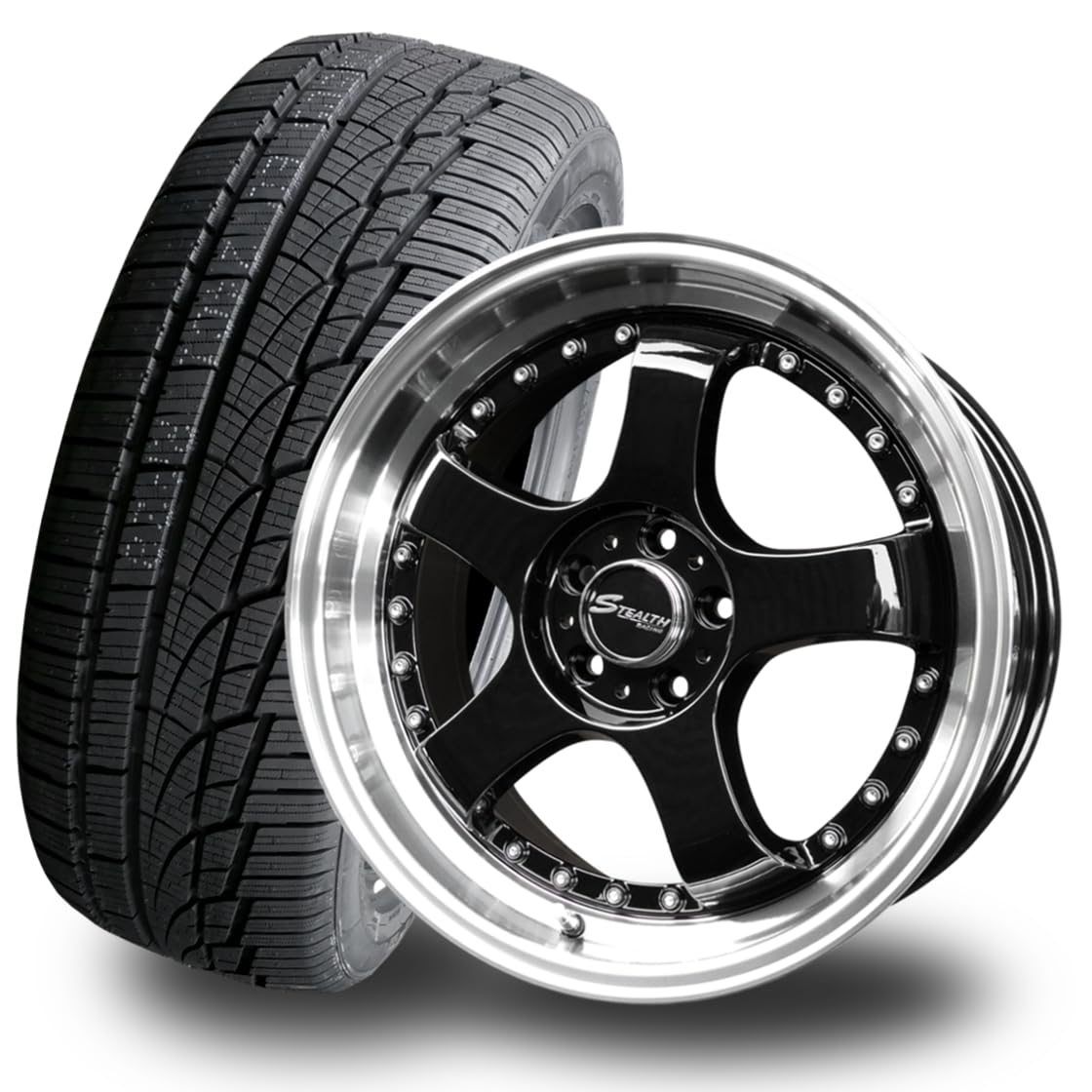 Amazon | 215/45R17 スタッドレスタイヤ&ホイール4本セット プリウス
