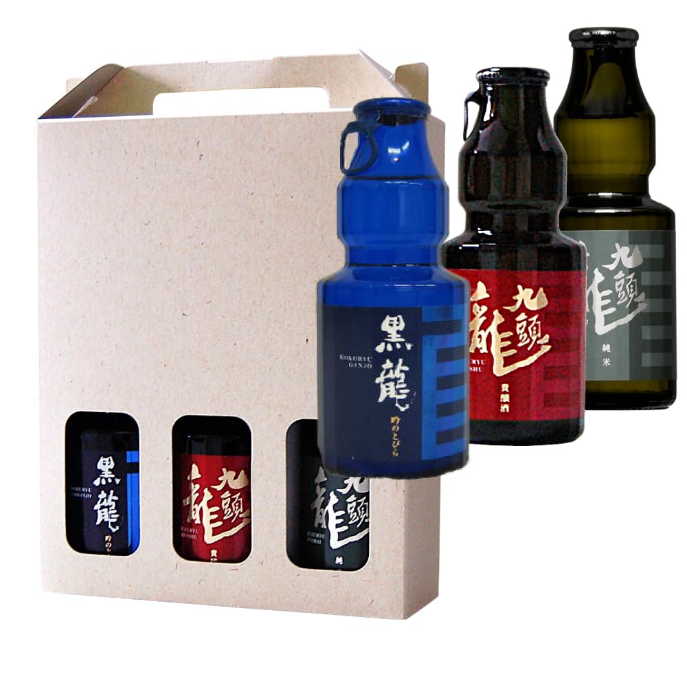 Amazon.co.jp: 黒龍つたえるセット 飲み比べ/九頭龍貴醸酒 黒龍大吟醸