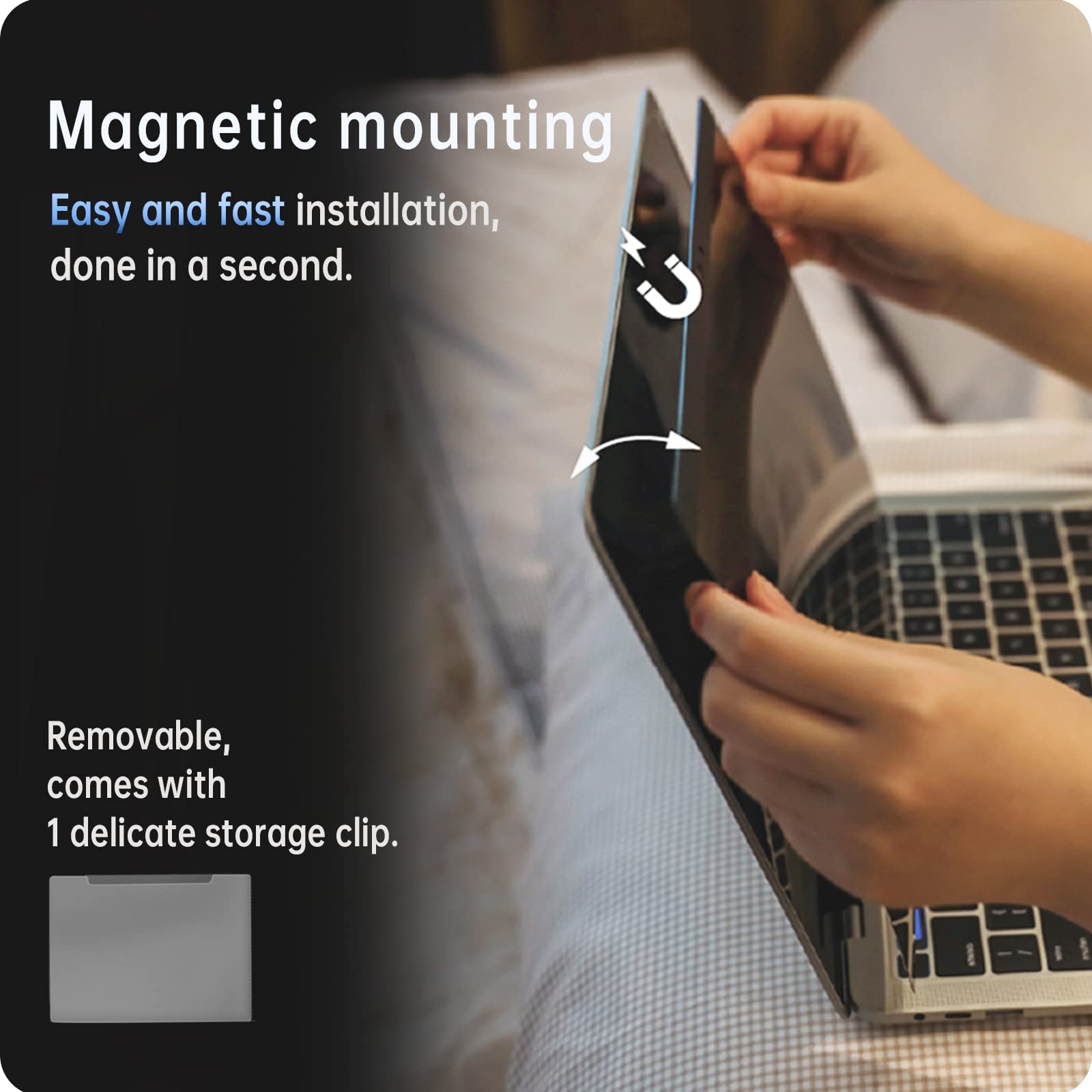 Amazon.com: Peslv Magnetic Privacy Screen for Macbook Air 13 Inch