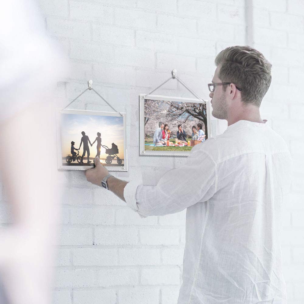 Amazon.co.jp: LAPONOアクリルフォトフレーム A3判 写真立て 額縁 UV