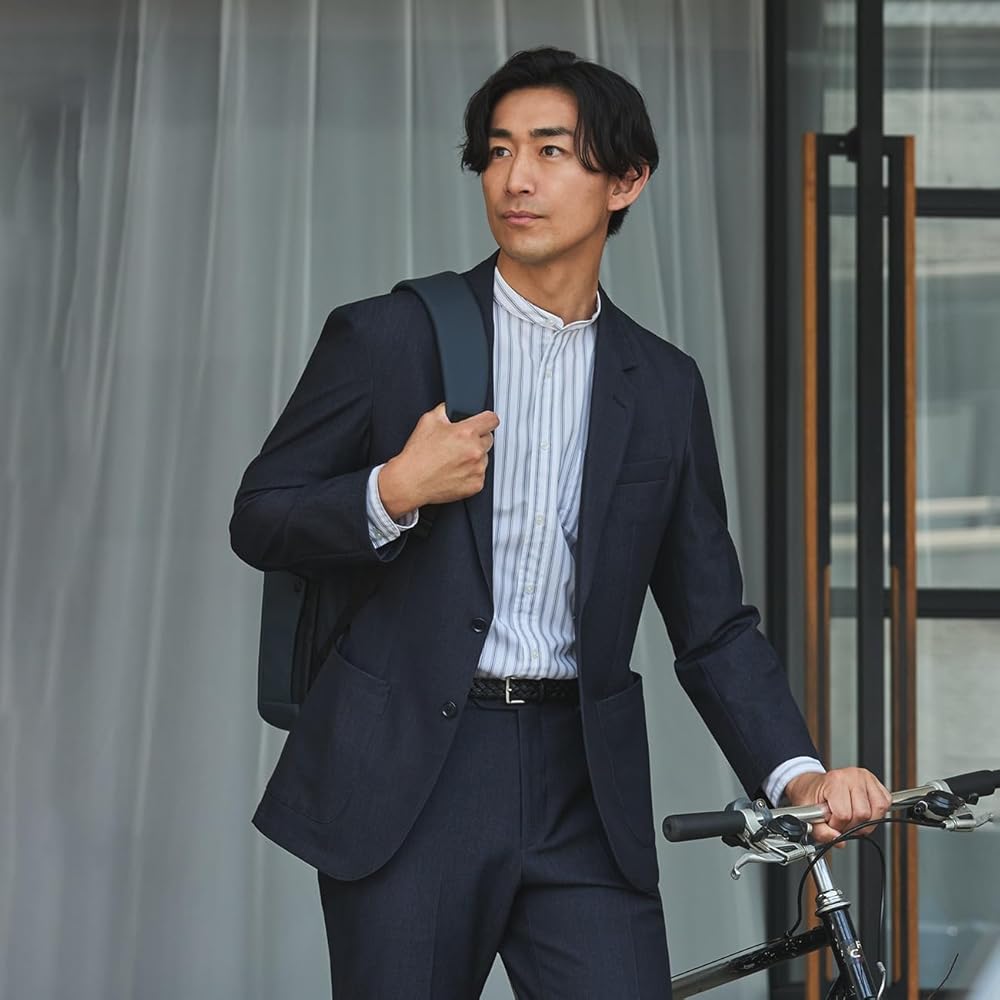 Amazon.co.jp: 25A 15サードT／Rデニムライク紺無地_5AM5R11紺