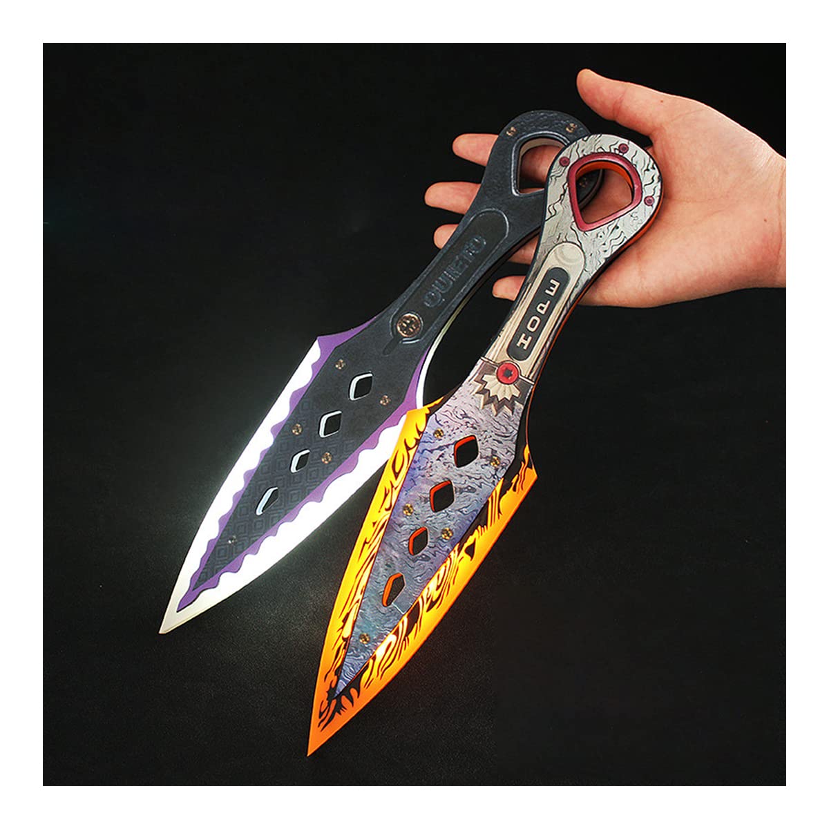 Amazon.co.jp: APEX レイス コスプレ道具 クナイ 家宝ダガー 発光 苦無