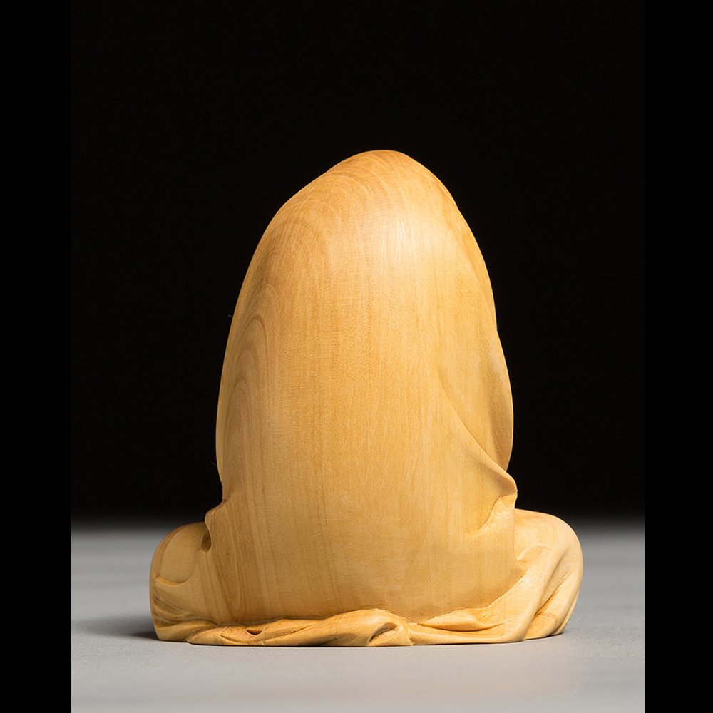 Amazon.co.jp: [華能] 達磨大師坐像 高級天然ツゲ木彫り達磨像 木製