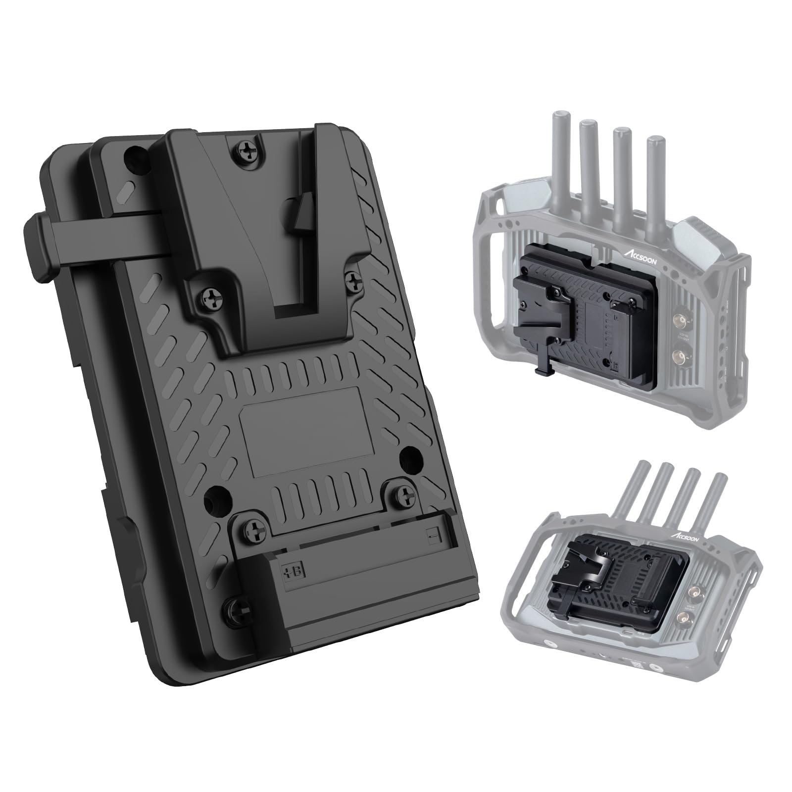 Amazon | Accsoon NP-Fバッテリー to V-Lockバッテリーアダプター