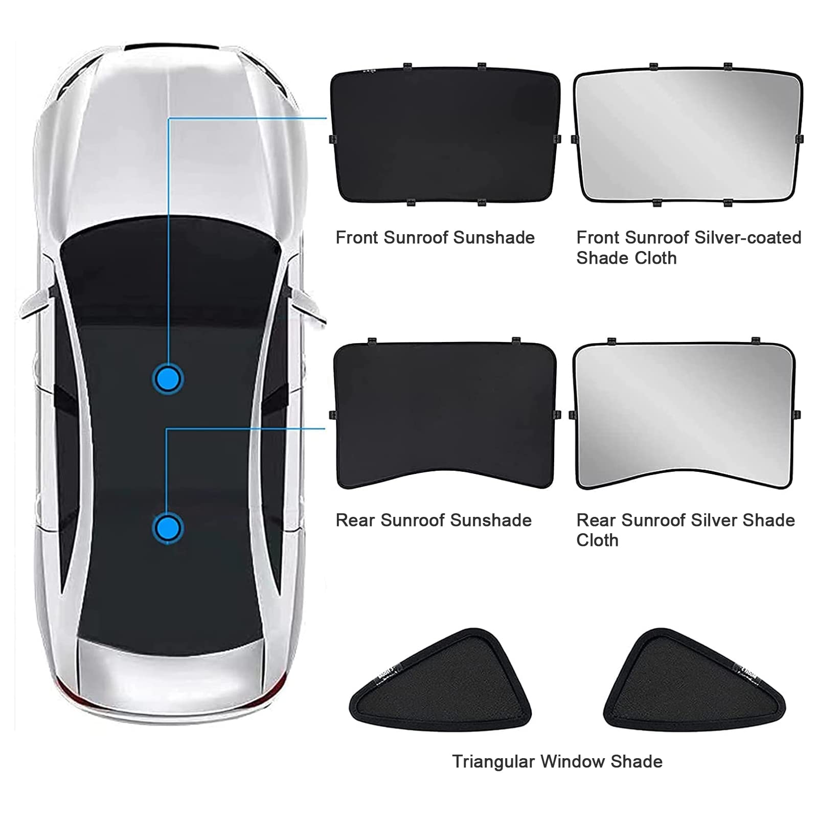 Amazon.co.jp: テスラ モデル 3 サンシェード フロント & リア ガラス