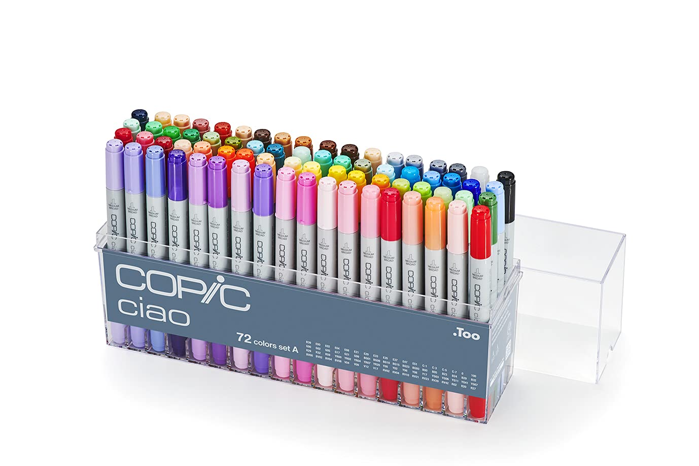 Amazon.co.jp: Too コピック チャオ 72色 Aセット : 文房具・オフィス用品
