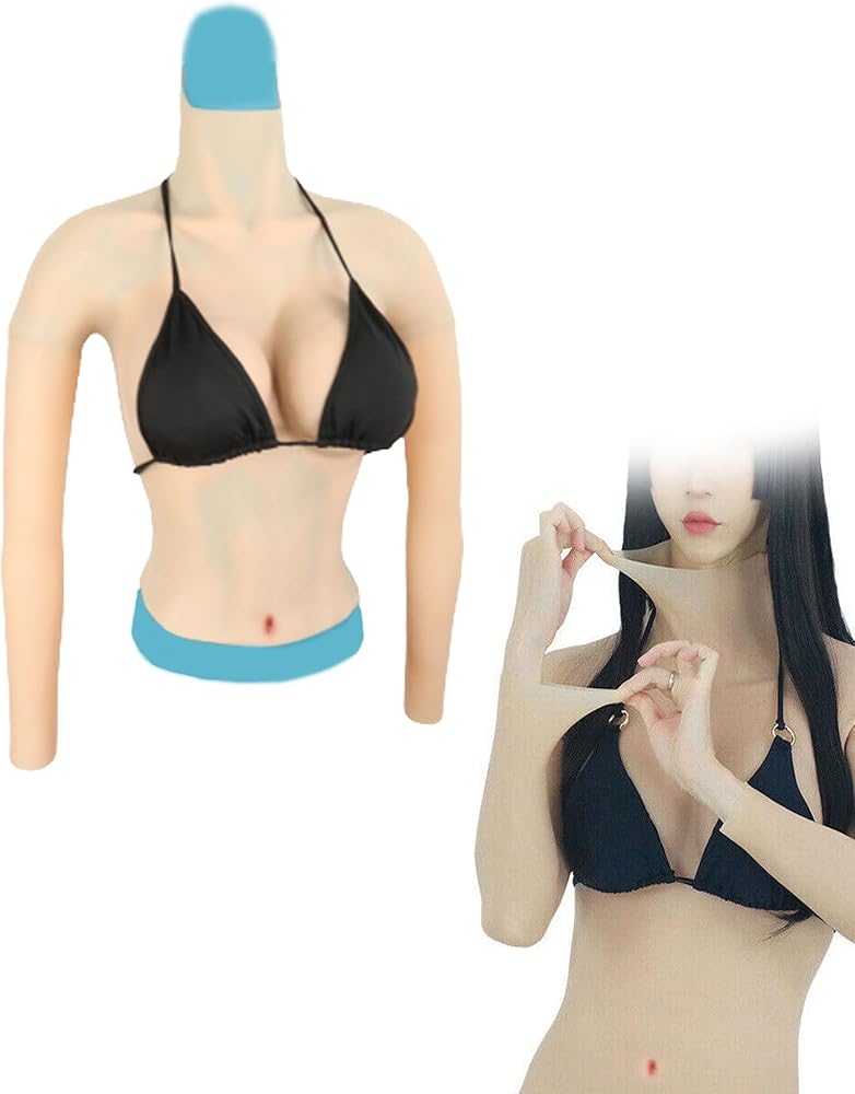 Amazon.co.jp: シリコンバスト・腕付き・上半身 コスプレ 人工乳房