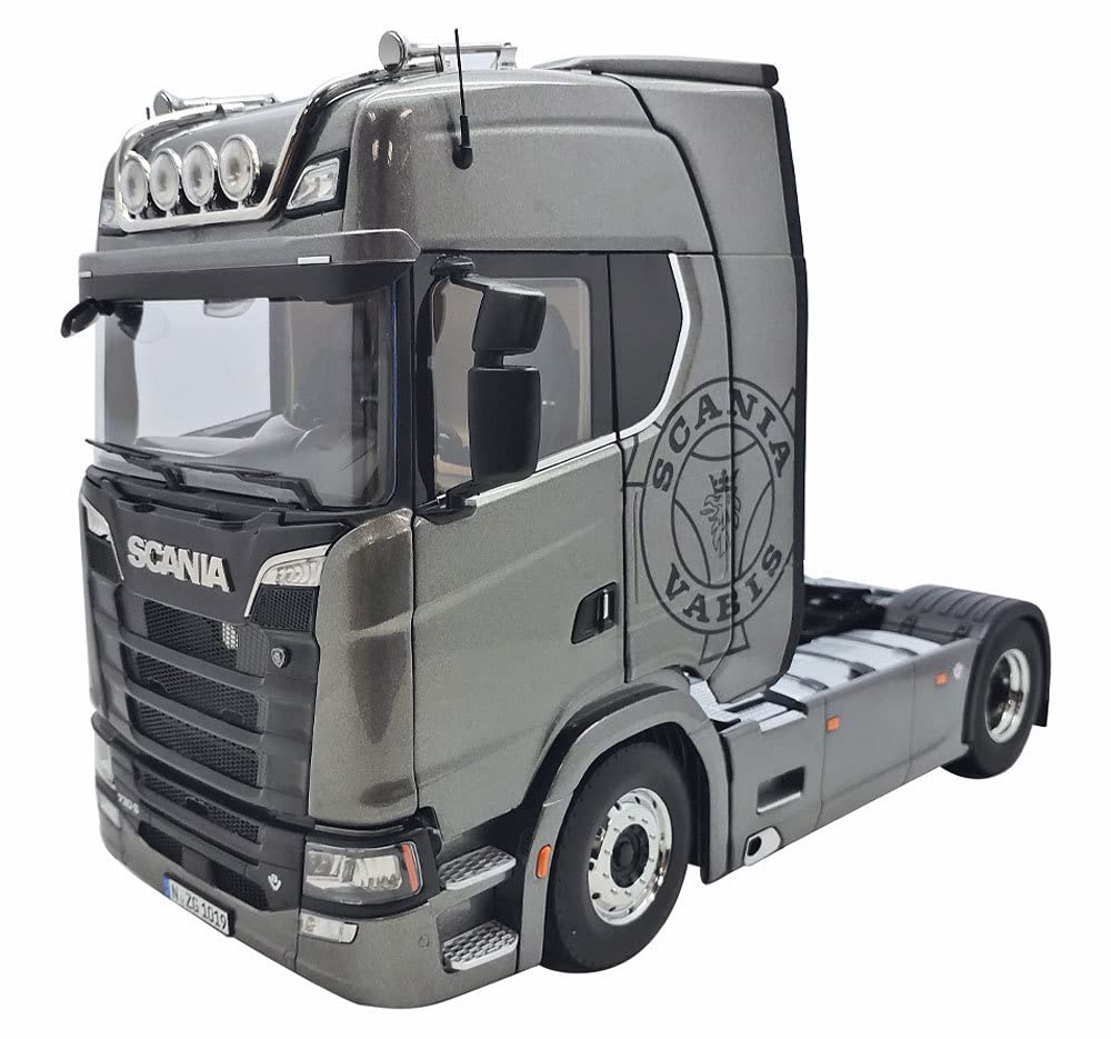 Amazon | NZG 1/18 Scania V8 730S 4x2 Tractor グレー スカニア
