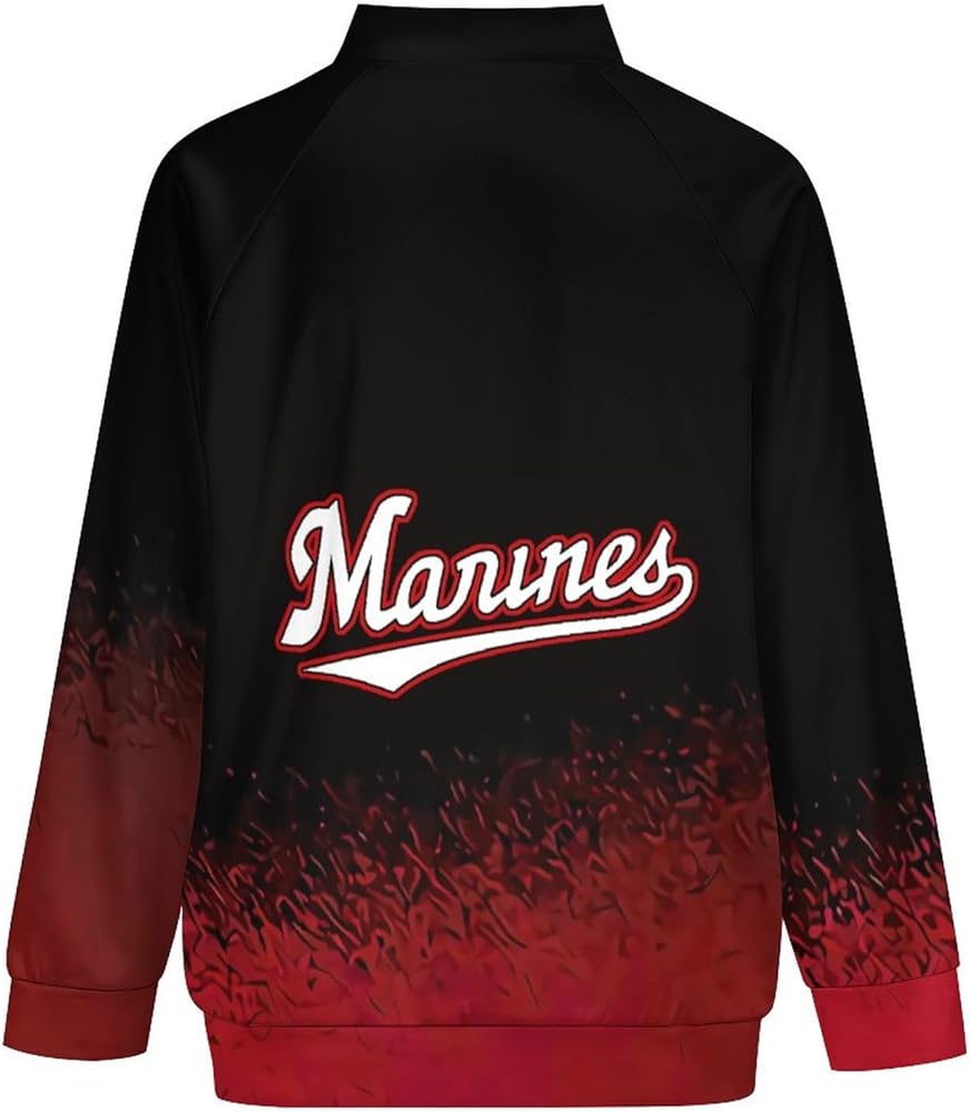 千葉ロッテマリーンズ スタジャン ブラック XLサイズ 上着 Amazon.co