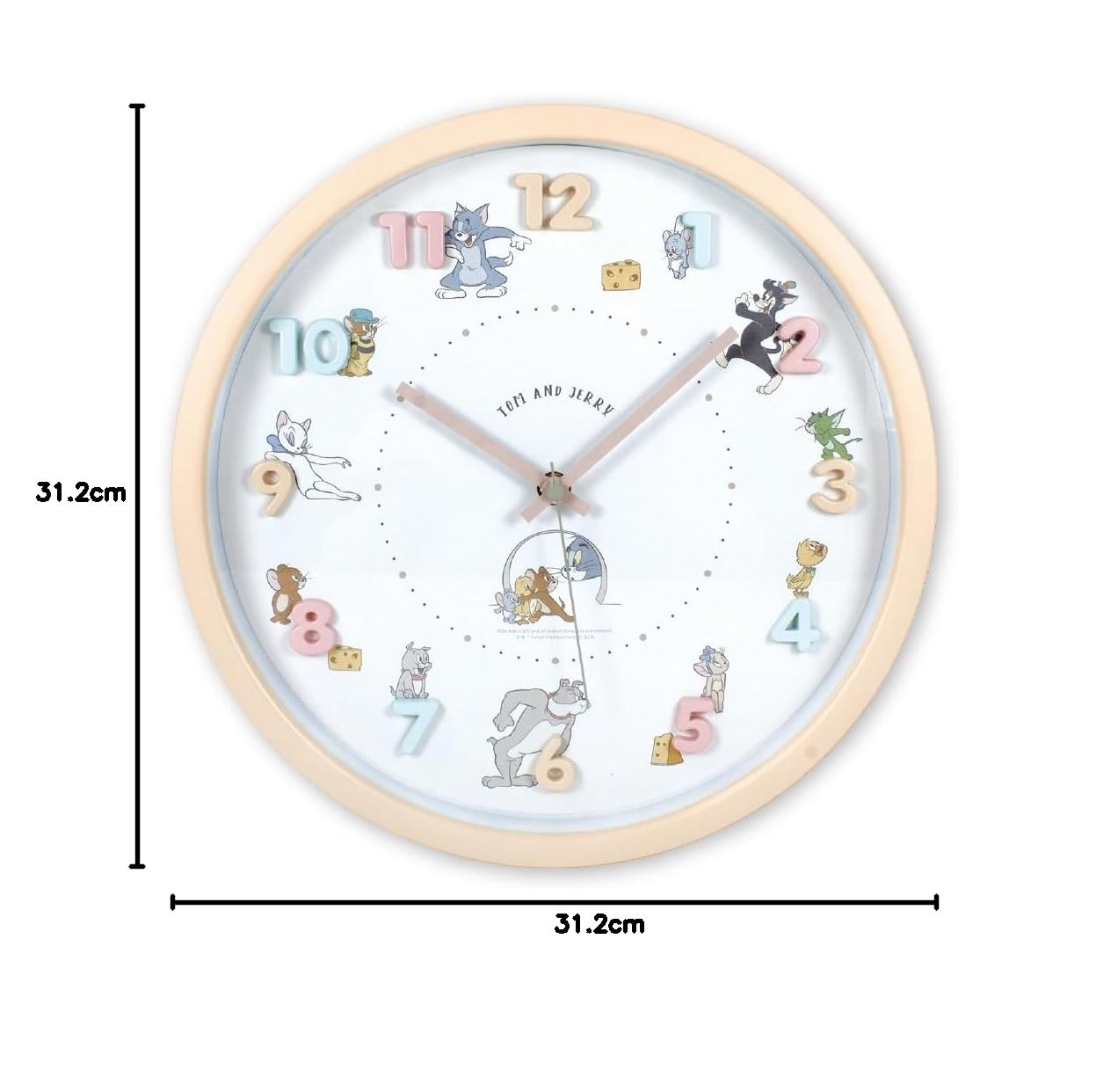 ロココ調ヴィクトリアンマーブル模様大理石掛け時計ジェニファー