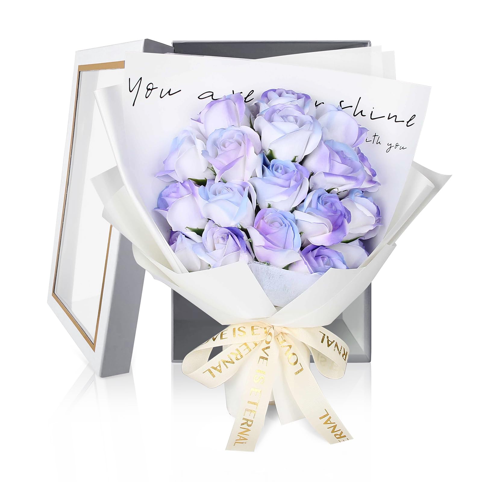 Amazon｜HANASPEAK ソープフラワー 花束 母の日 卒業式 敬老の日