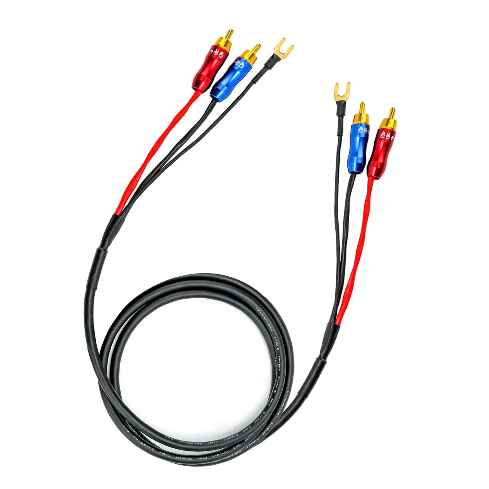 Amazon | KK CABLE FO-I RCA×2 RCAケーブル グランドワイヤー付き