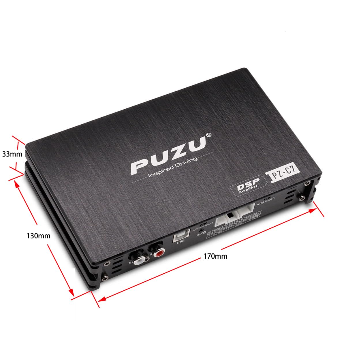 Amazon.co.jp: PUZU 4チャネル入力6チャネル出力車載オーディオDSP