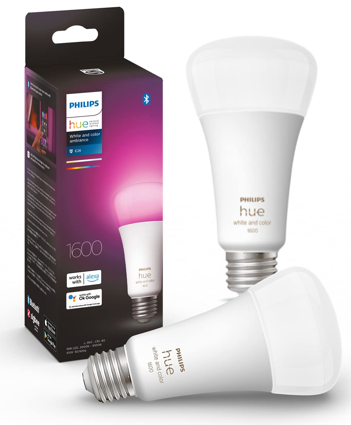 Amazon | フィリップスヒュー(Philips Hue) スマート電球 E26 100W相当