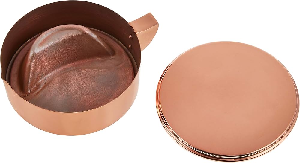 Amazon | 銅製墨池 小 HO 7152 | 硯 | 文房具・オフィス用品