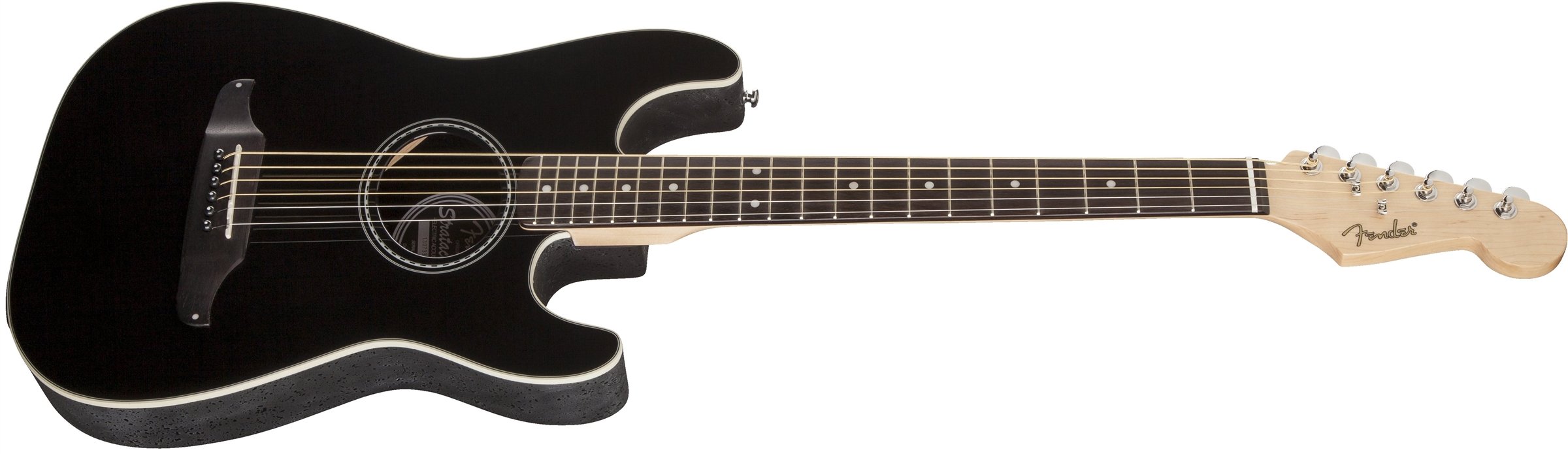 Fender Electro Acoustic Guitar, Standard Stratacoustic in Black