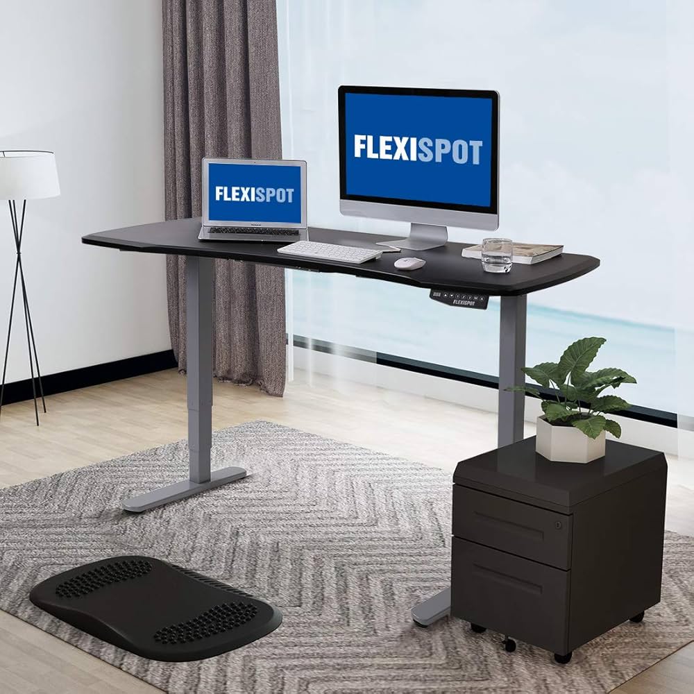 Amazon | FLEXISPOT 天板 140 昇降式デスク 学習机 DIY 勉強机