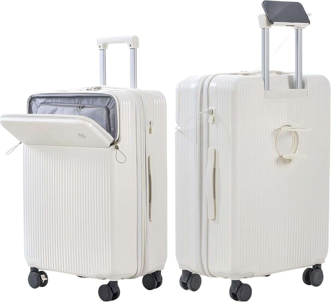 Amazon | [Yuweijie] スーツケース 拡張型 フロントオープン