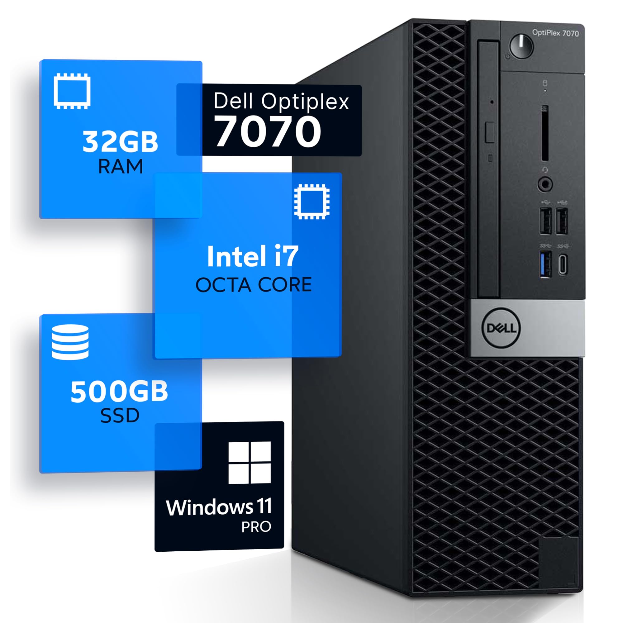 Amazon.com: Dell Optiplex 7070 Desktop Computer | Quad Core Intel