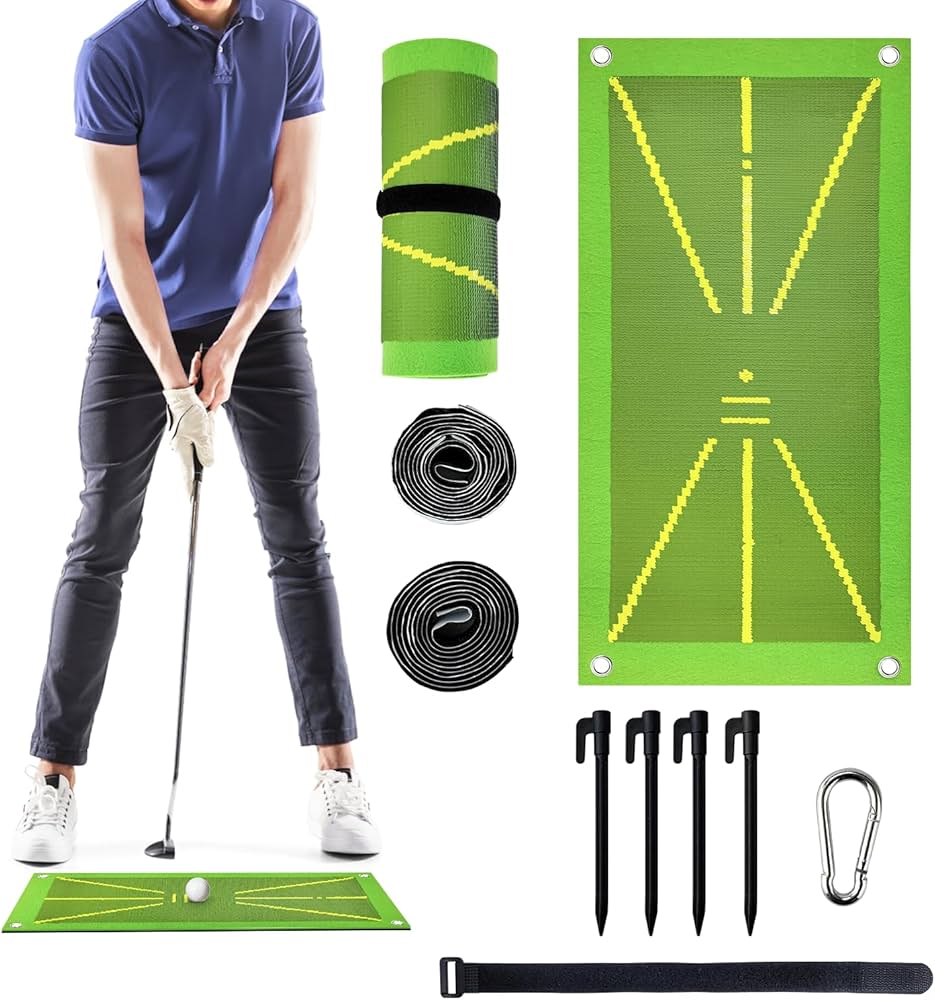 Amazon | ゴルフマット Vlookee ゴルフ練習 マット 素振り練習