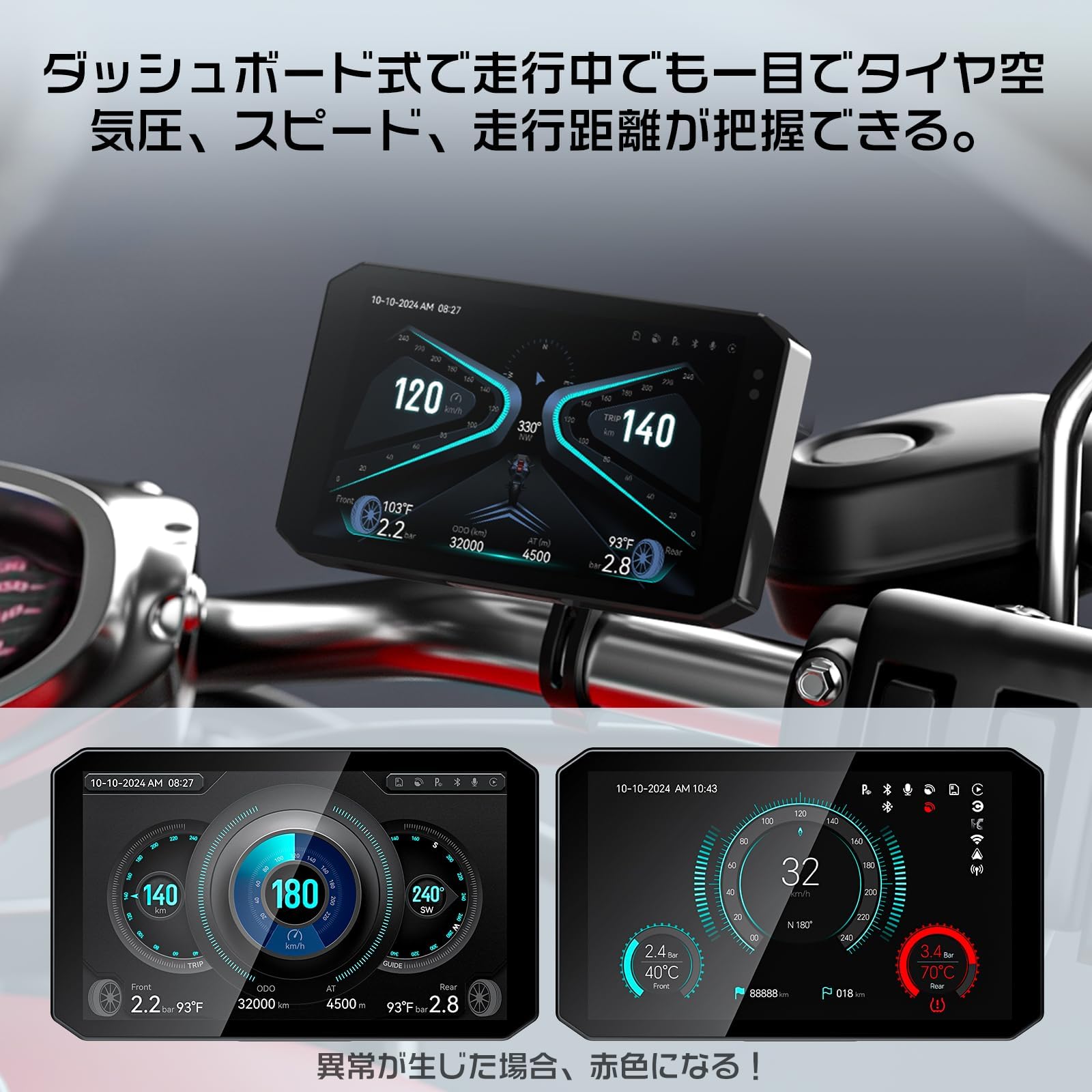 Amazon.co.jp: Changer バイクドライブレコーダー GPS搭載 Carplay