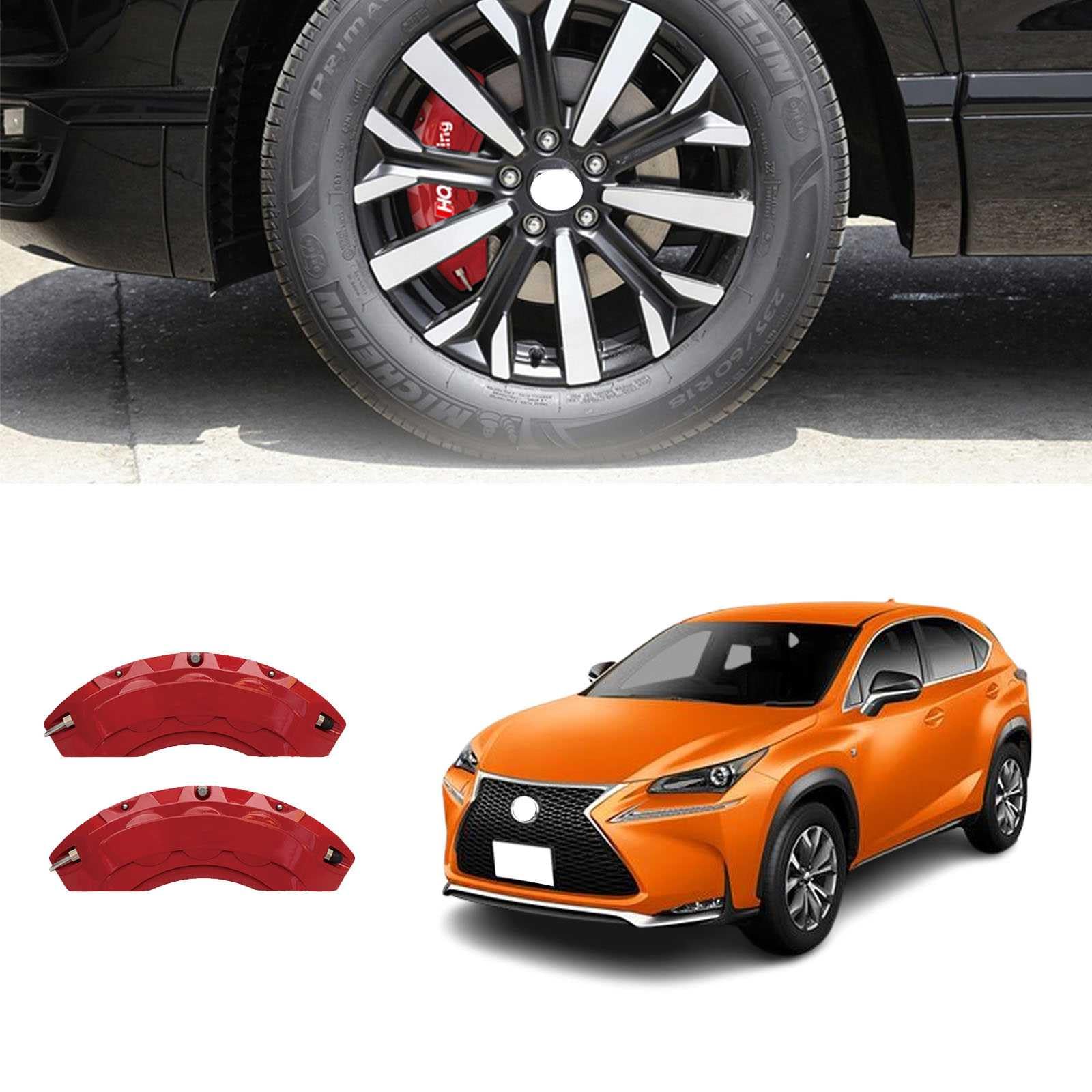 Amazon | レクサスNX 10系 用 キャリパーカバー LEXUS NX200t NX300