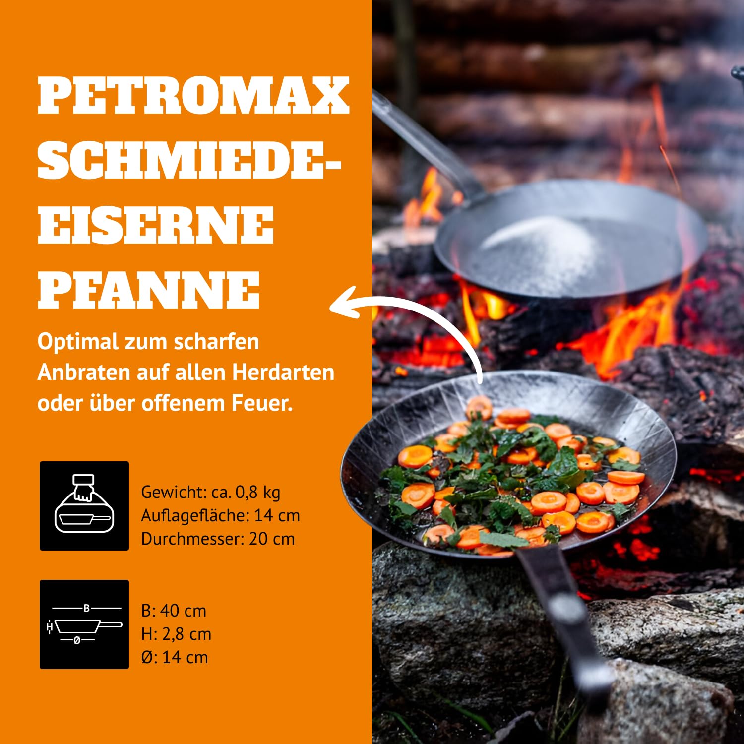 Amazon | Petromax(ペトロマックス) シュミーデアイゼン・フライパン