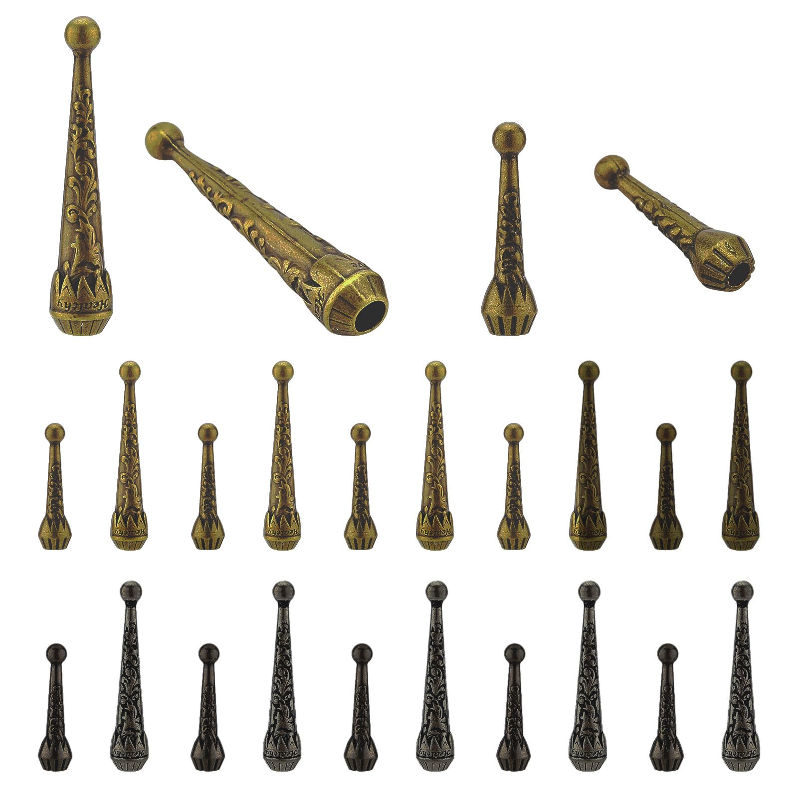 Amazon | PandaHall ボロタイ ロープエンド金具 ループタイ